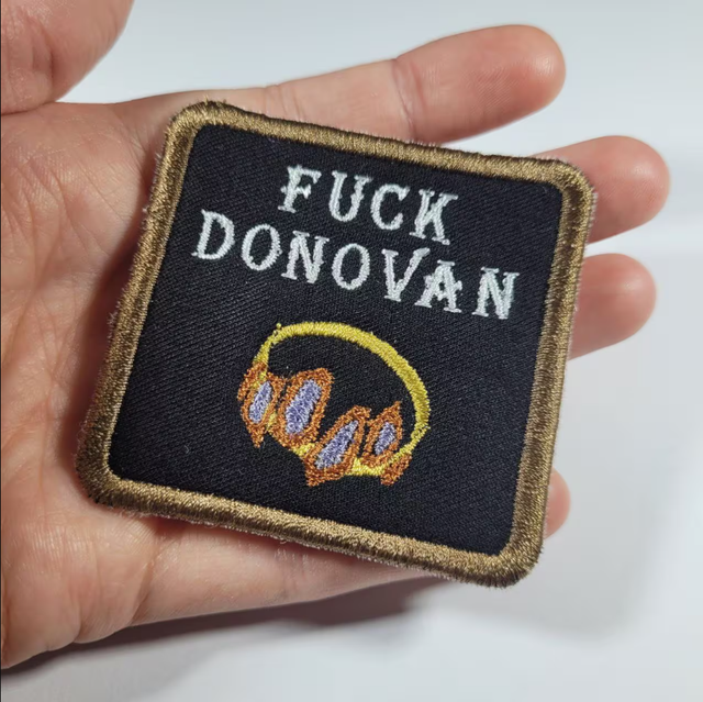 Fuck Donovan - Renewal 1123 Embroidered Iron-on Patch