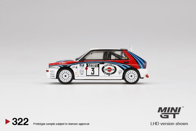 MGT00322 Mini GT 1/64 Lancia Delta HF Integrale Evoluzione 1992 Rally 1000 Lakes Winner #3 (LHD)