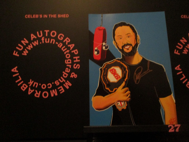 Kevin 'Green Machine' Greenwood Limited Edition Signed A4 Comic Style Drawing Print (27)