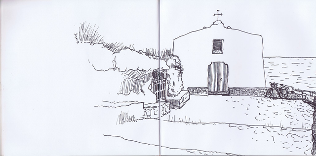 Dibujo Cerdeña en bici: San Gavino a Mare