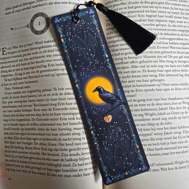 De laatste raven dochter - Luxury Bookmark with tassel