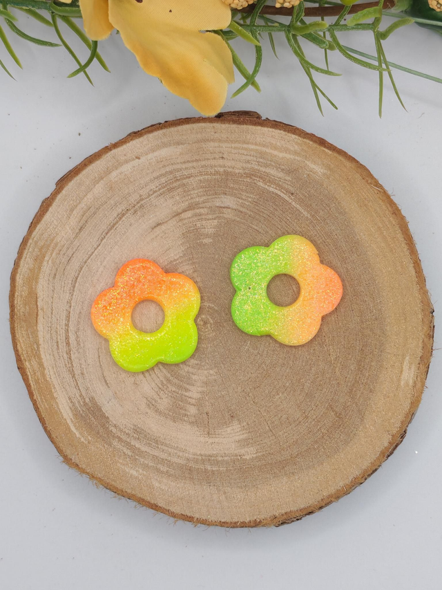 Fleurs Amaya Paillettes Fluo 