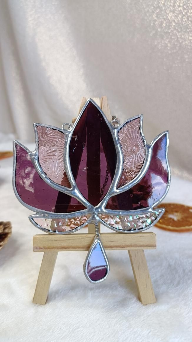 Lotus violet et rose - sur commande uniquement 