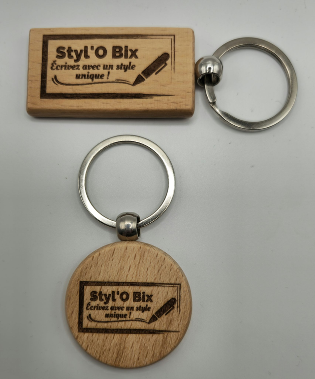 Porte clé en bois