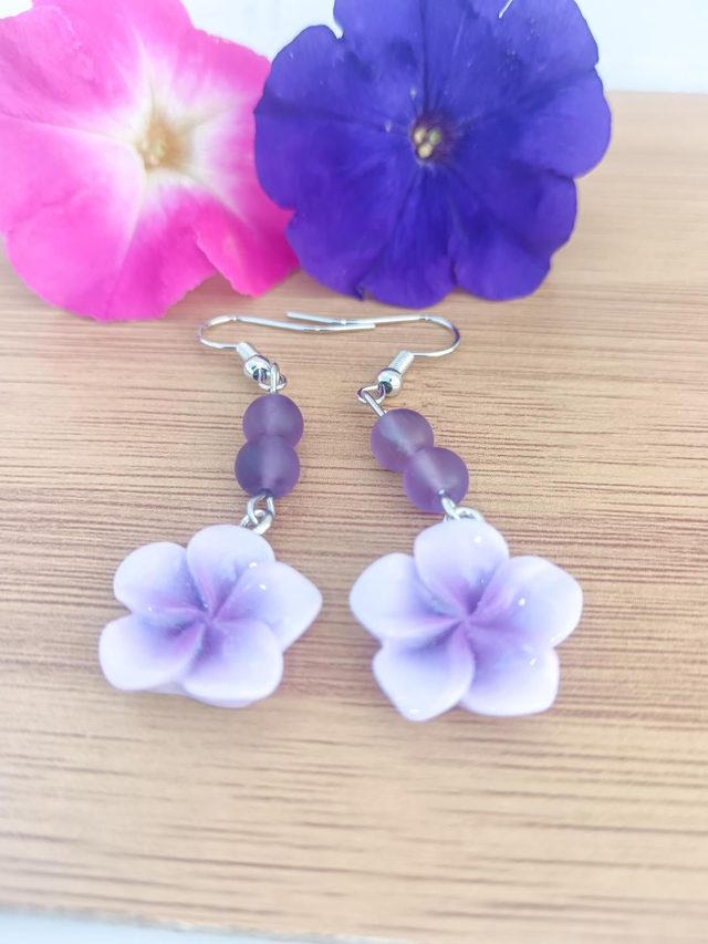 Boucles d'oreilles pensées 