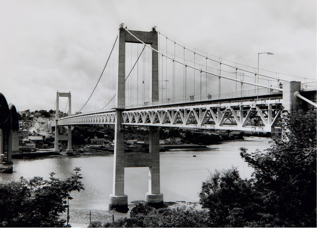Postcard- Tamar Bridge 1962