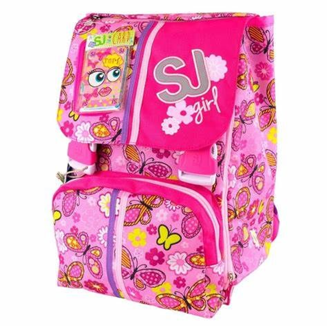 Zaino Seven Scuola Estensibile SJ Gang High Tech Girl Bambina Rosa