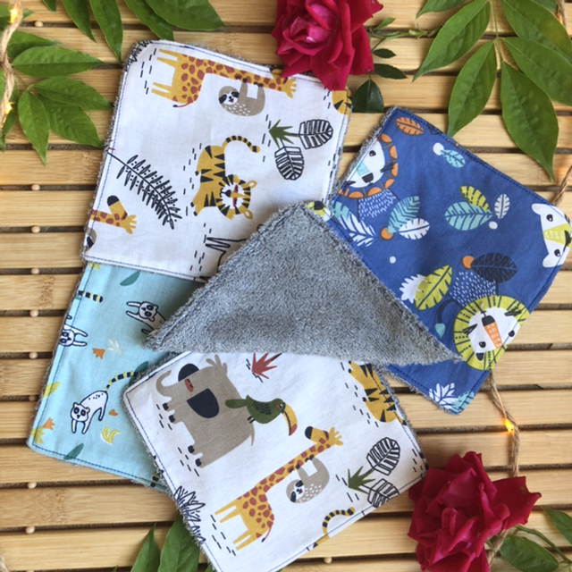 Lingettes lavables (lot de 6)