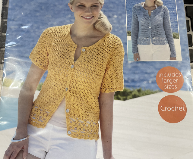 Sirdar Crochet Cardigan Pattern 7740