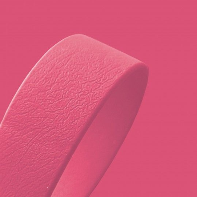 Longe artisanale avec poignée - Rose