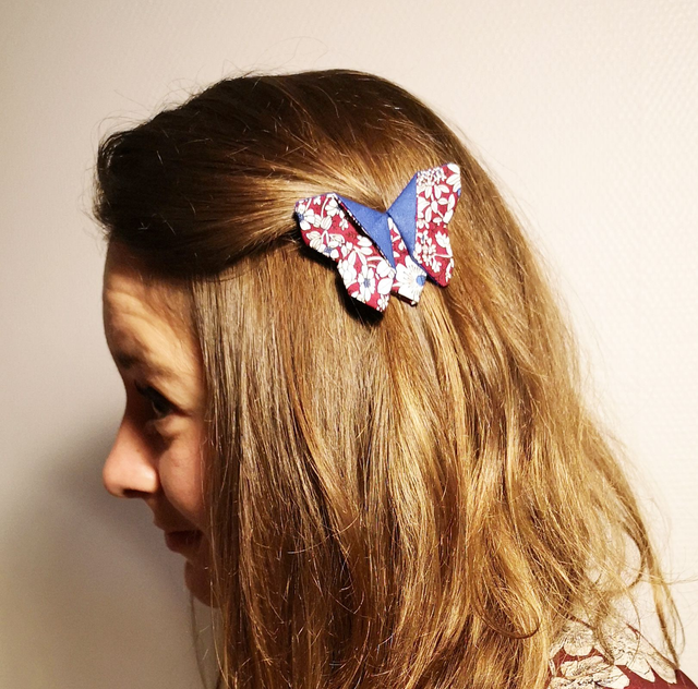 Barrette papillon