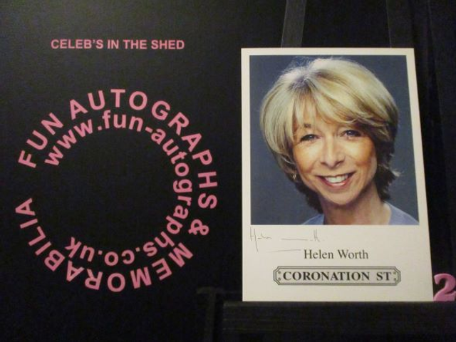 Helen Worth (Gail Platt) Original Coronation Street Pre-Print Cast Card (2)