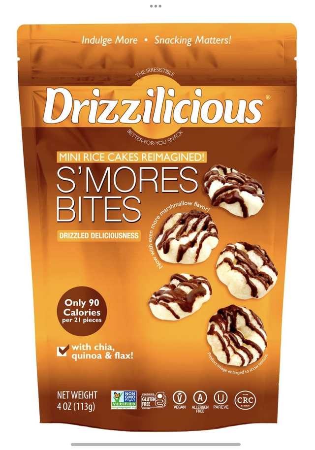 #3201 Drizzilicious S’mores Mini Rice Cake Bites