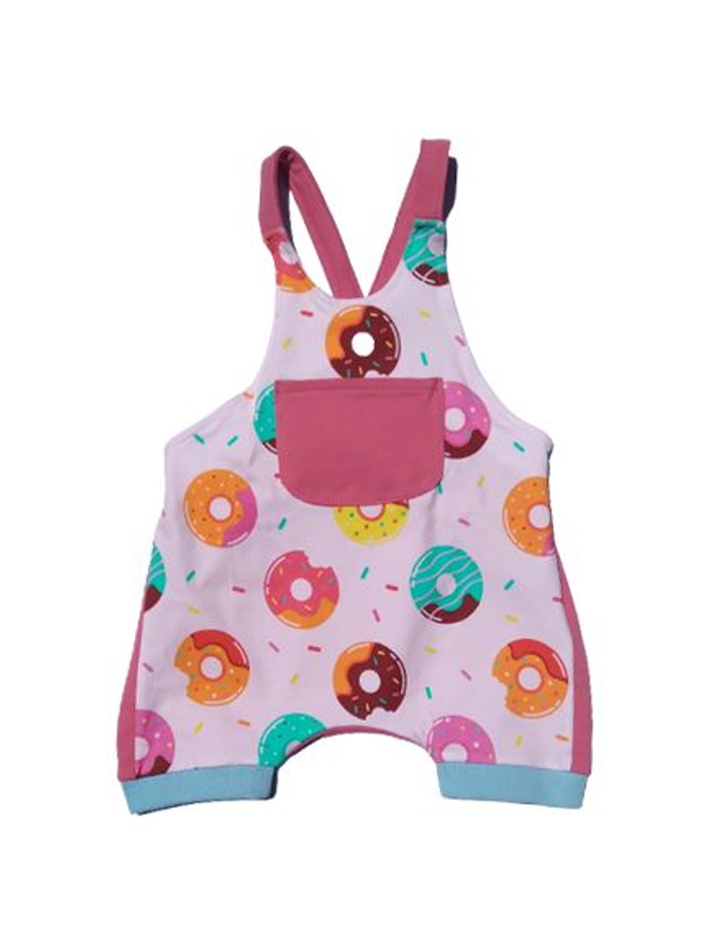 Peto de Algodón Orgánico con Estampado de Donas