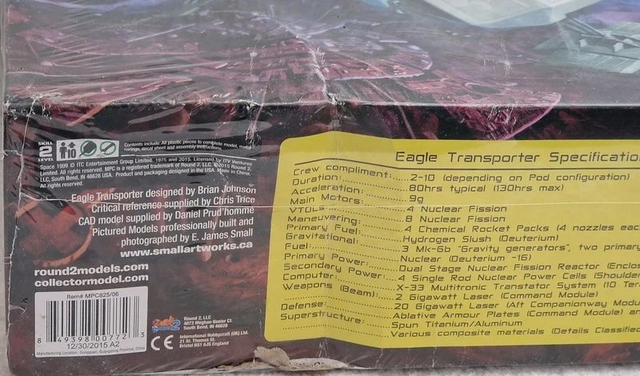 Space 1999 Eagle Transporter model kit