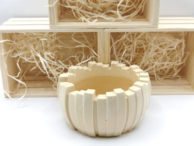  Petit pot déco en résine Acrylique