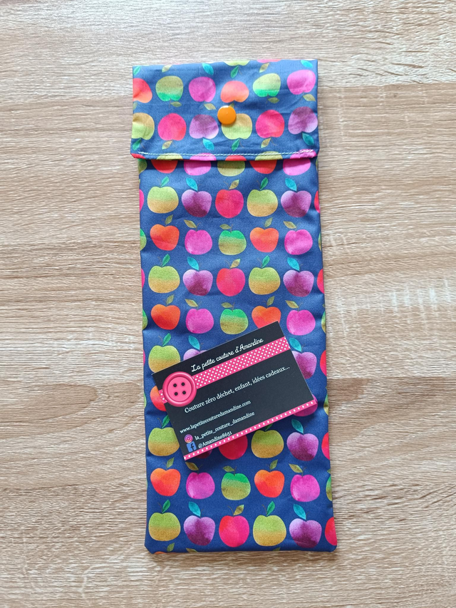 Étui sandwich pommes multicolore 