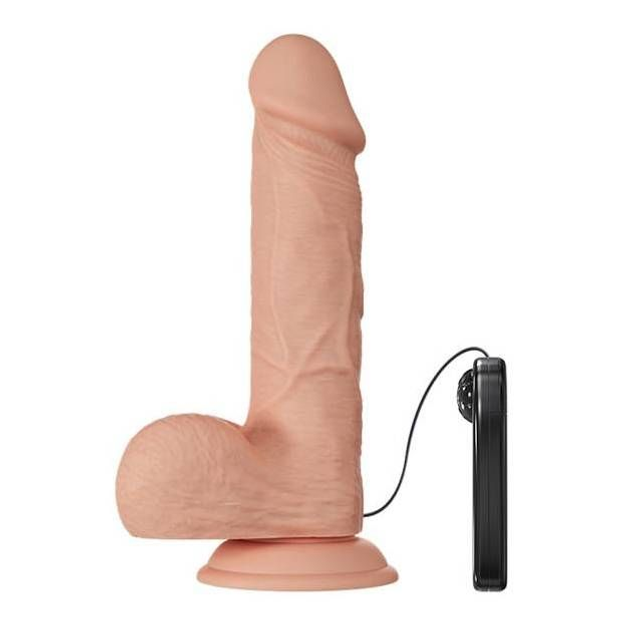 Pênis 15,5x4,6cm Silicone Vibro