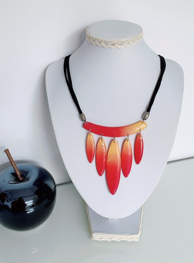 Collier "Coucher de Soleil" 