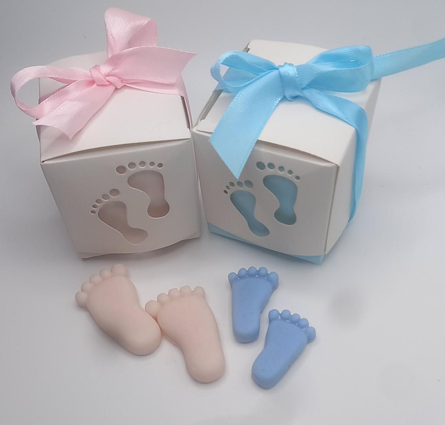 Baby Feet &amp; Gift Box - Baby Powder - Scented Wax Melts