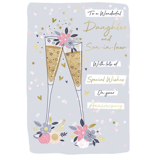 Anniversary Daughter and Son in Law Card 