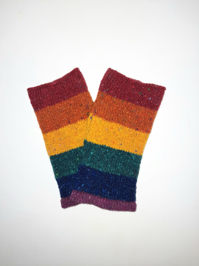 Rainbow gloves