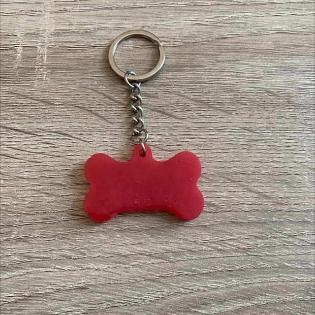 Porte-clés pendentif os M