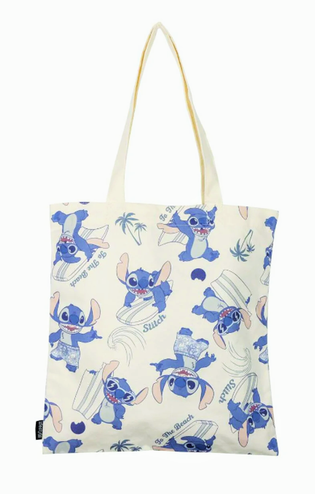 sac shopping stitch disney the beach 39 cm