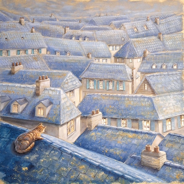 #a - 127 - Gatto sui tetti