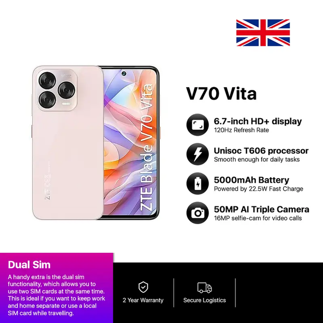 Phone, ZTE Blade V70 Vita Rose Pink