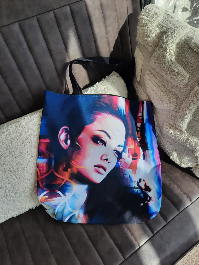Large Printed canvas Bag