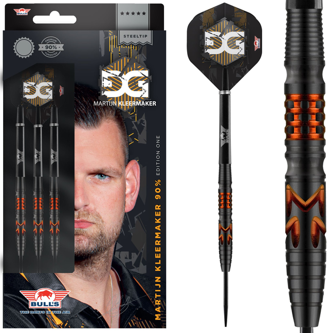 Bulls Martijn Kleermaker 90% Steel Tip Darts