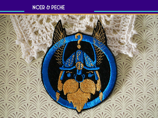 Le Gaulois du Chaos (Écusson à thermocoller ou à coudre)