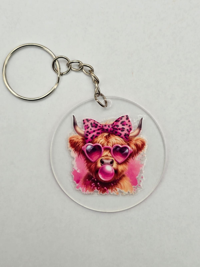 SASSY COW KEYRING - ADROIT CREATIONS