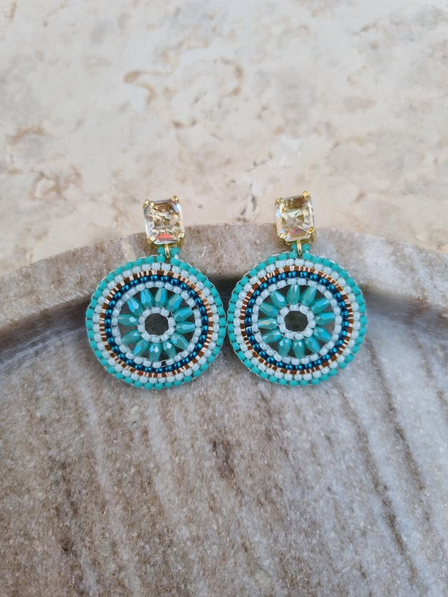 Handgenähte Ohrringe TONI