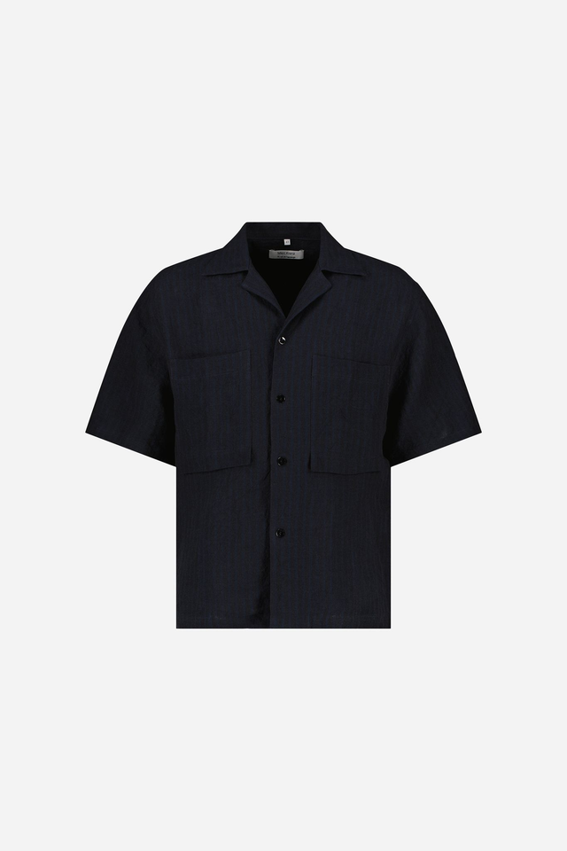 chemise manches courtes col tailleur