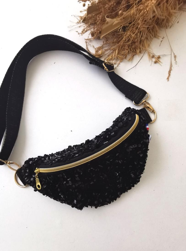 Banane BILLY sequin noir 