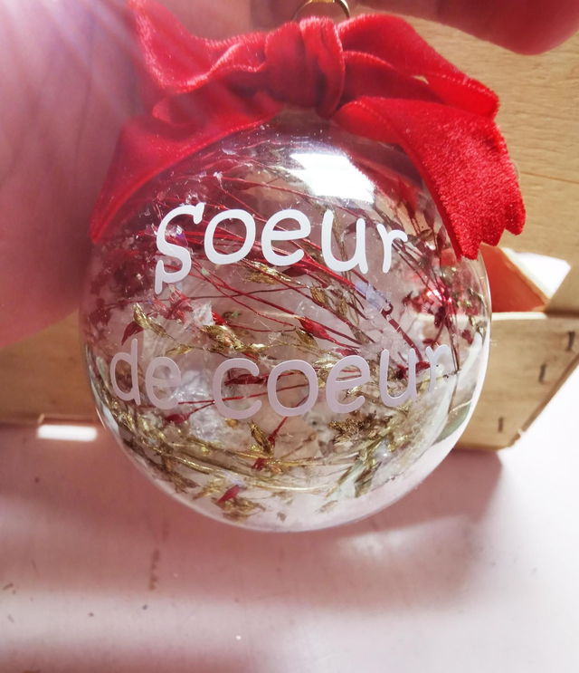 Boule &quot;sœur de cœur&quot; 