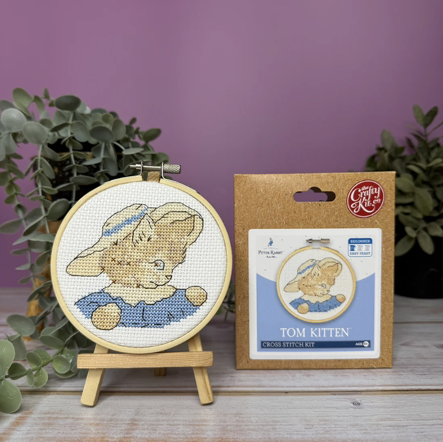 Beatrix Potter - Tom Kitten Mini Cross Stitch Kit