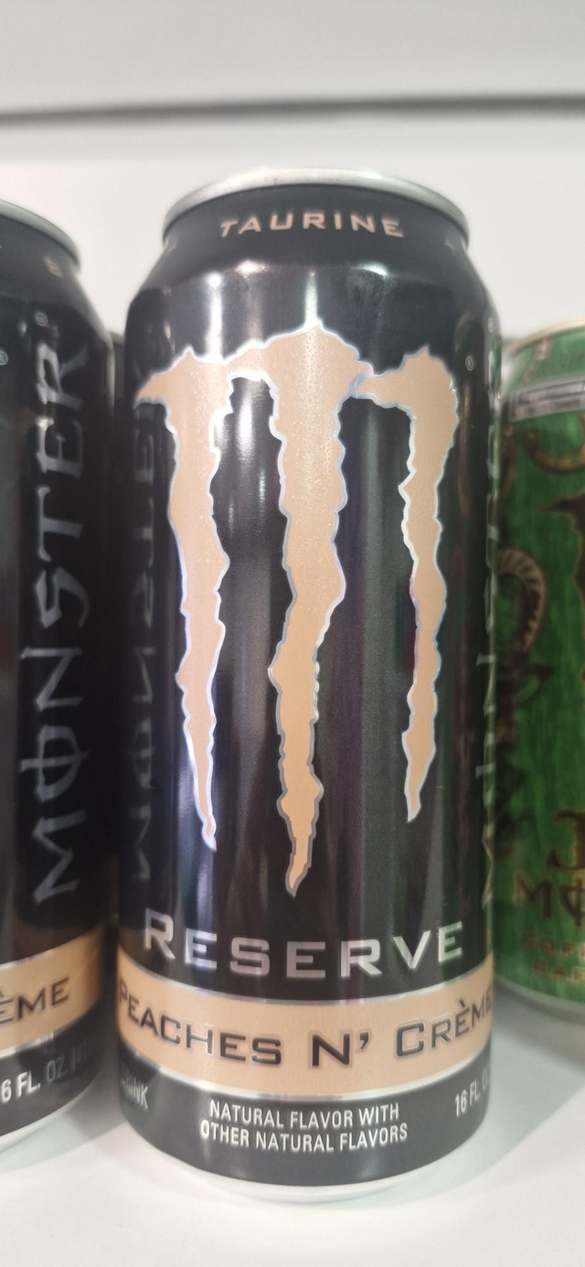 Monster US crème pêche 