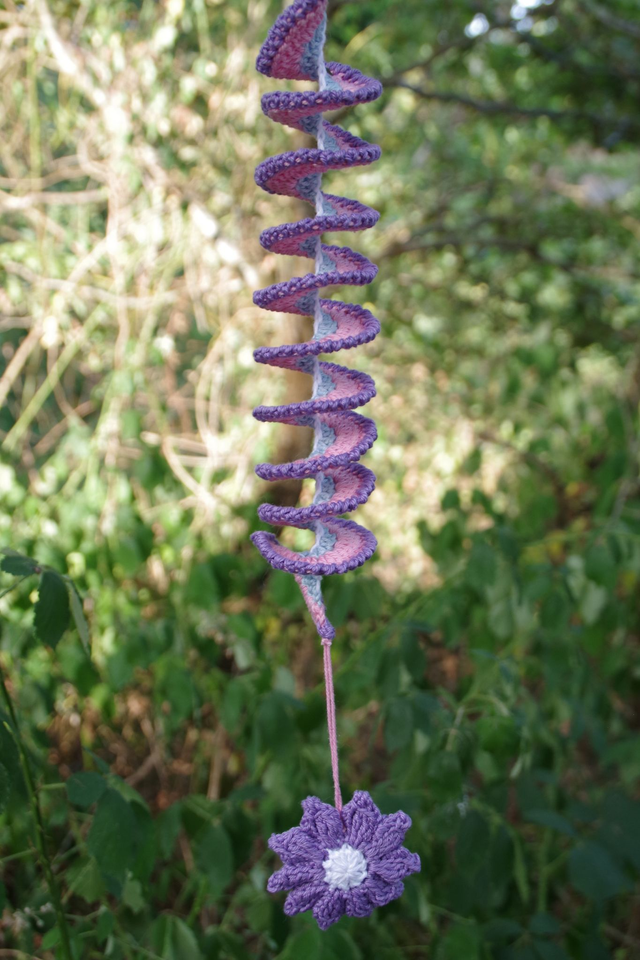 Spirale à vent fleur de fée