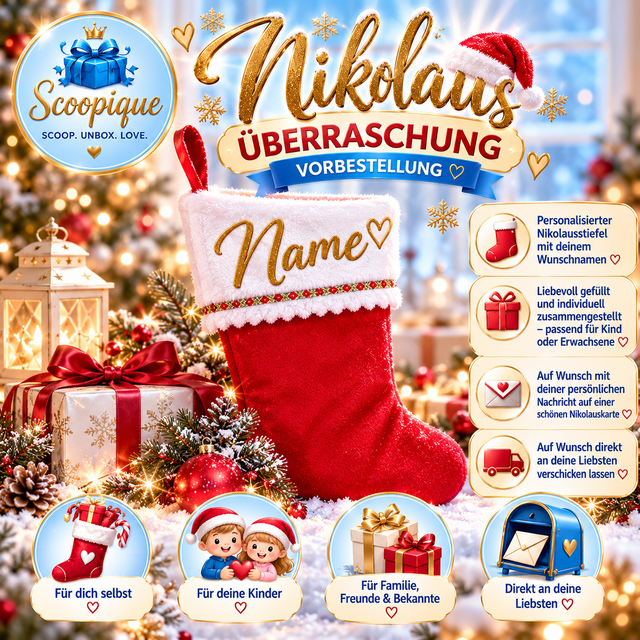 Scoopique Nikolaus-Überraschung – Vorbestellung