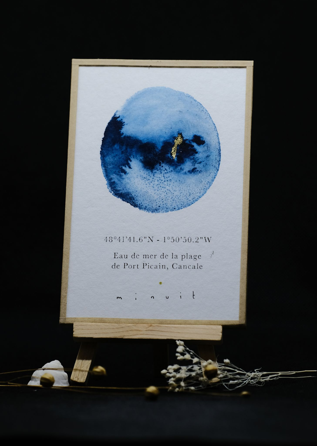 Embrun - Cancale, plage du Port Picain (10x15)