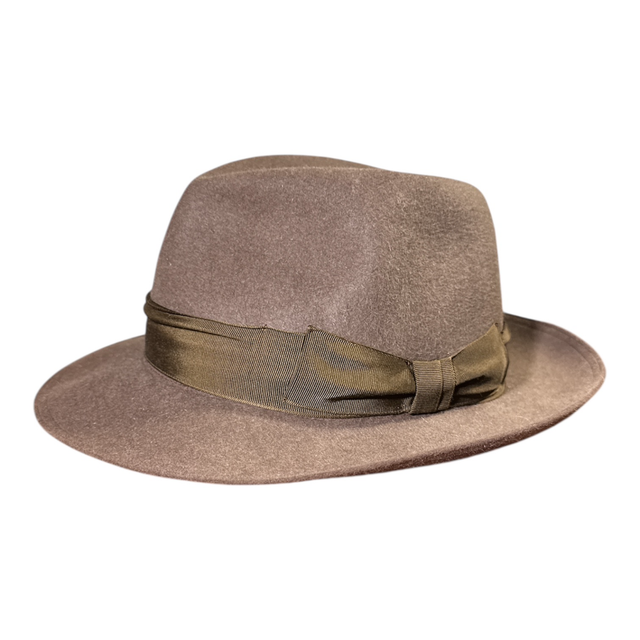 Cappello Panizza Modena in feltro lana marrone