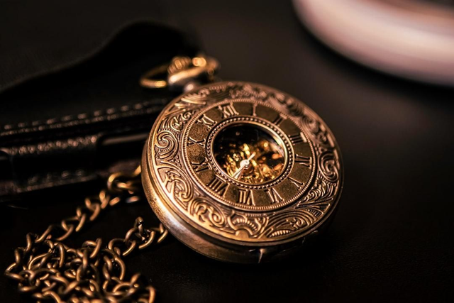 Pocket watch bronze