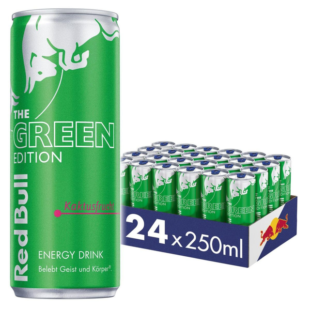 DPG Red Bull The Green Edition Kaktusfrucht Ds. 0,25l (24 x 0,25 L)