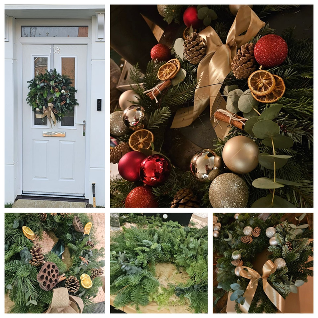 Fresh Christmas Wreath Ｐｒｅ Ｏｒｄｅｒ