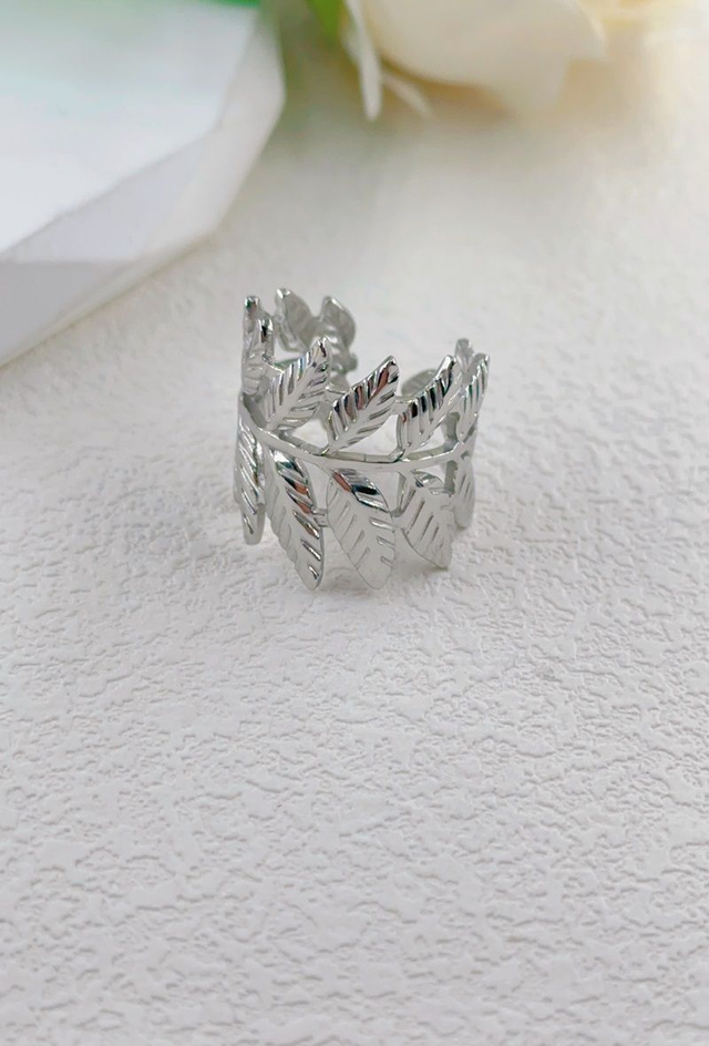 Bague feuillage
