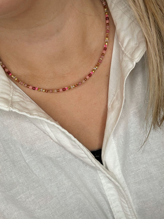 Collier Esmée Rhodonite