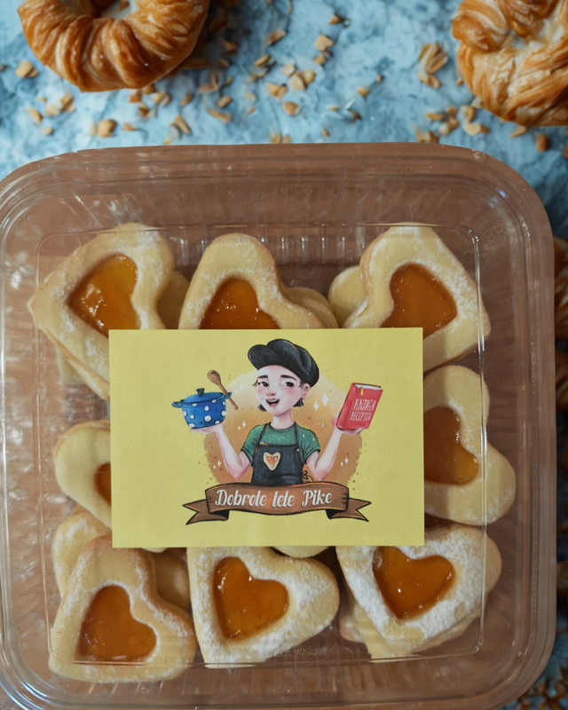 Linški piškoti – Domači piškoti z marmelado